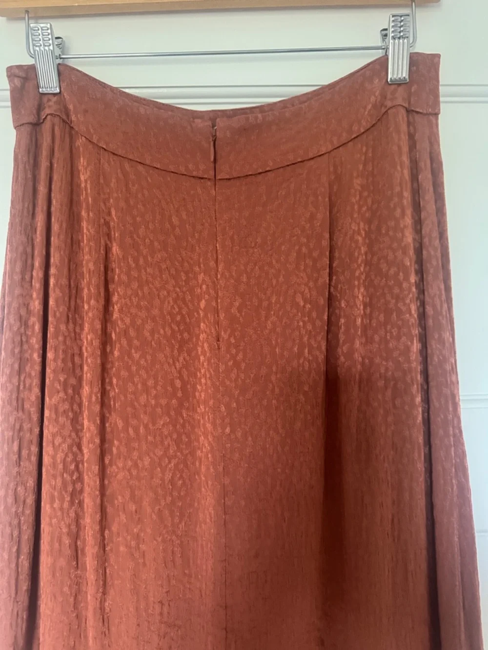 Madewell Flounce Hem Midi Skirt Cheetah Jacquard - Picture 9 of 12